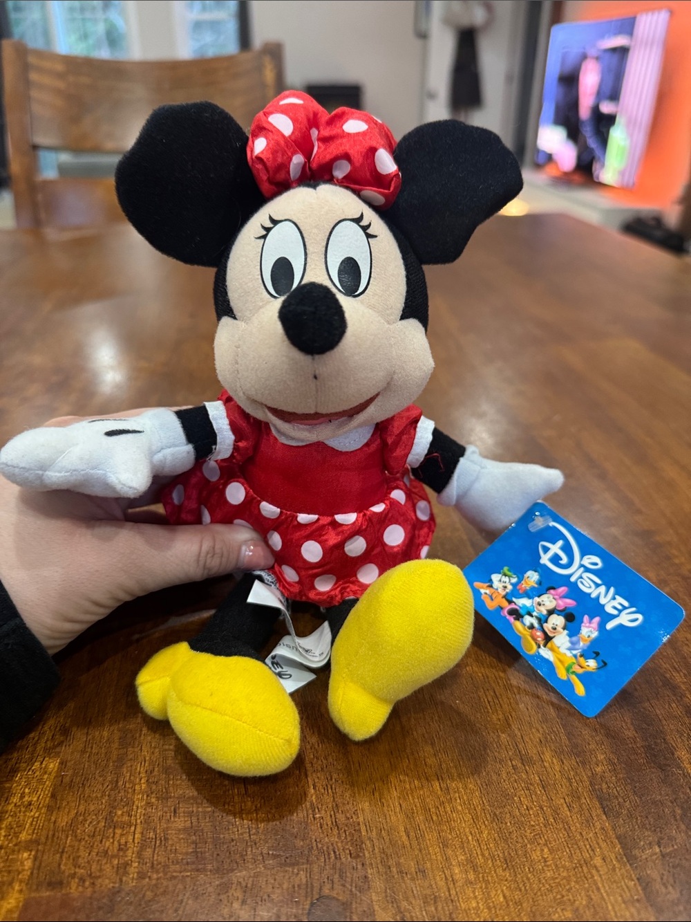 Vintage 90s Disney Minnie Mouse Plush with original tags